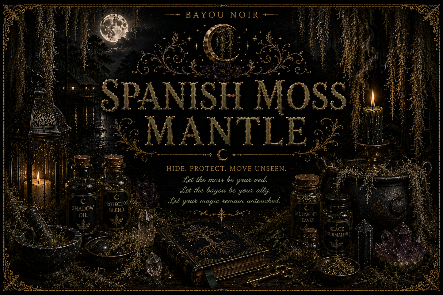 Spanish Moss Mantle